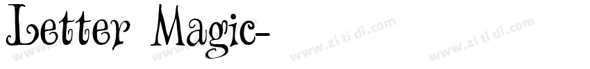 Letter Magic字体转换